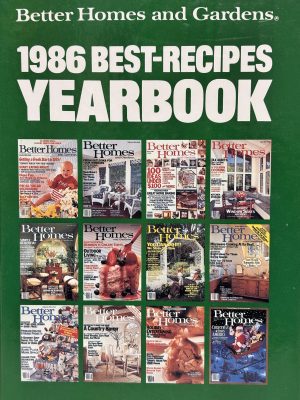 1986 best recipes yearbook by better homes and gardens